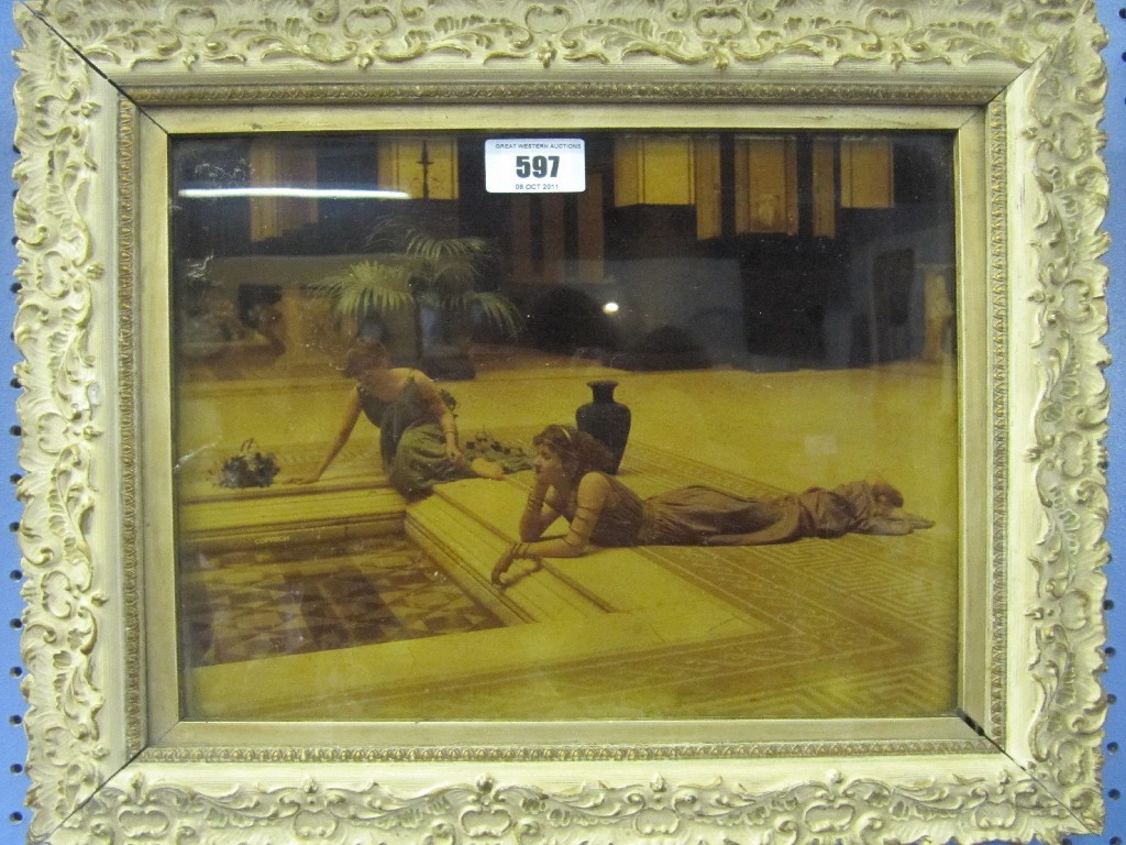 Appraisal: Framed Chrystoleum of a classical theme