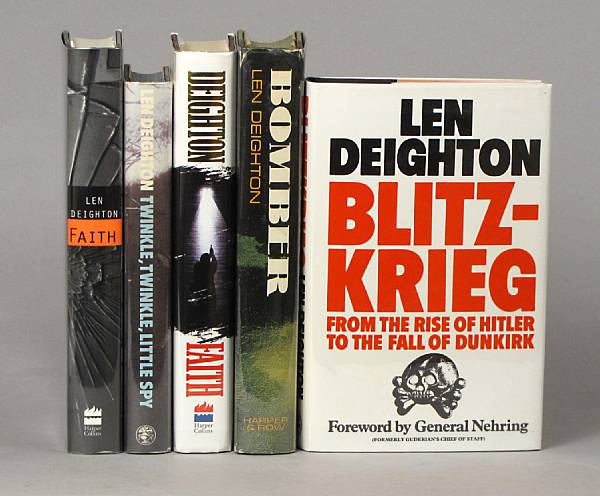 Appraisal: DEIGHTON LEN Approx vols all hardback in dj including The