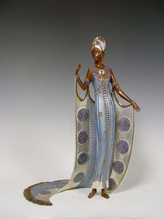 Appraisal: ERTE Russian - ''Iras'' Bronze stamped Sevenarts Ltd London sold