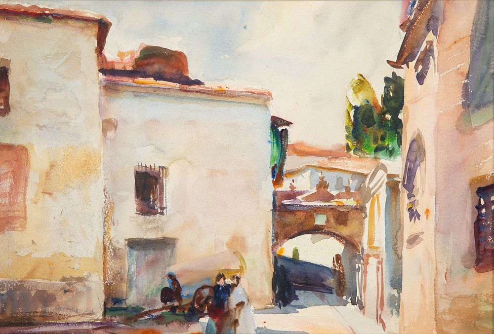 Appraisal: JOHN WHORF AMERICAN - JOHN WHORF AMERICAN - A Spanish