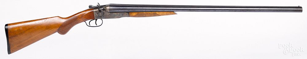 Appraisal: J Stevens Arms model double barrel shotgun J Stevens Arms