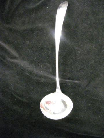 Appraisal: Early American Coin Silver Soup Ladle signed J S for