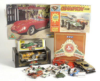 Appraisal: Group of Games Puzzles and diecast Cars - group of