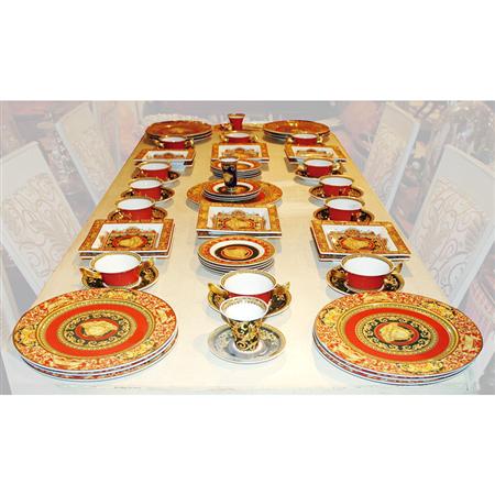 Appraisal: Versace for Rosenthal Porcelain Dinner Service Estimate -