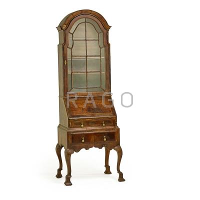 Appraisal: GEORGE I STYLE DIMINUITIVE SECRETARY DESK Condition Report