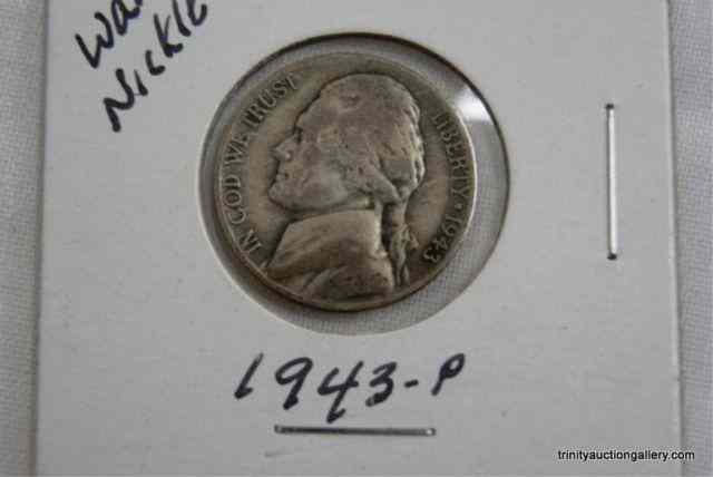 Appraisal: P Silver Jefferson cent War Nickel CoinMade of silver is