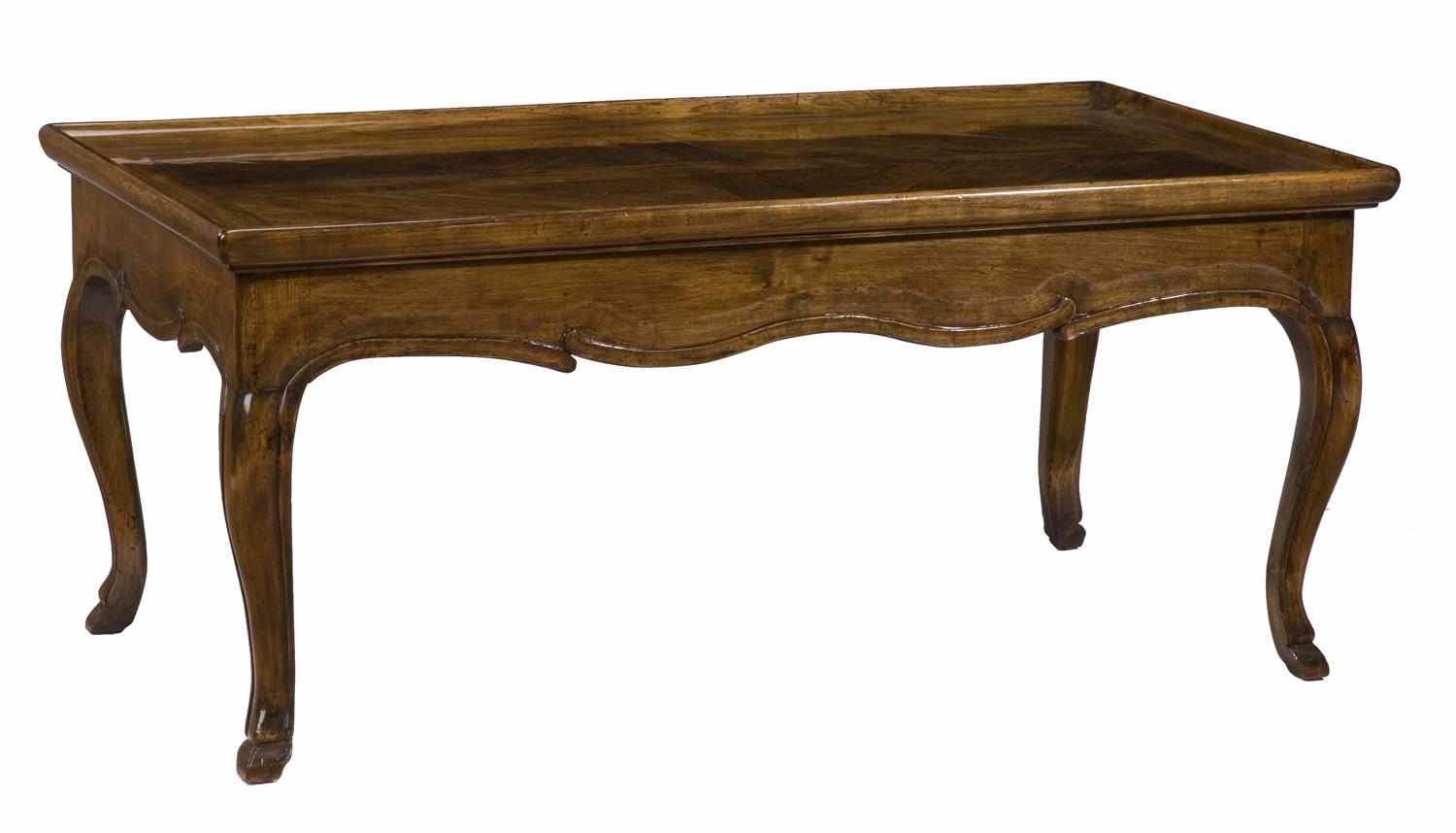 Appraisal: A Louis XV style walnut low table height in width