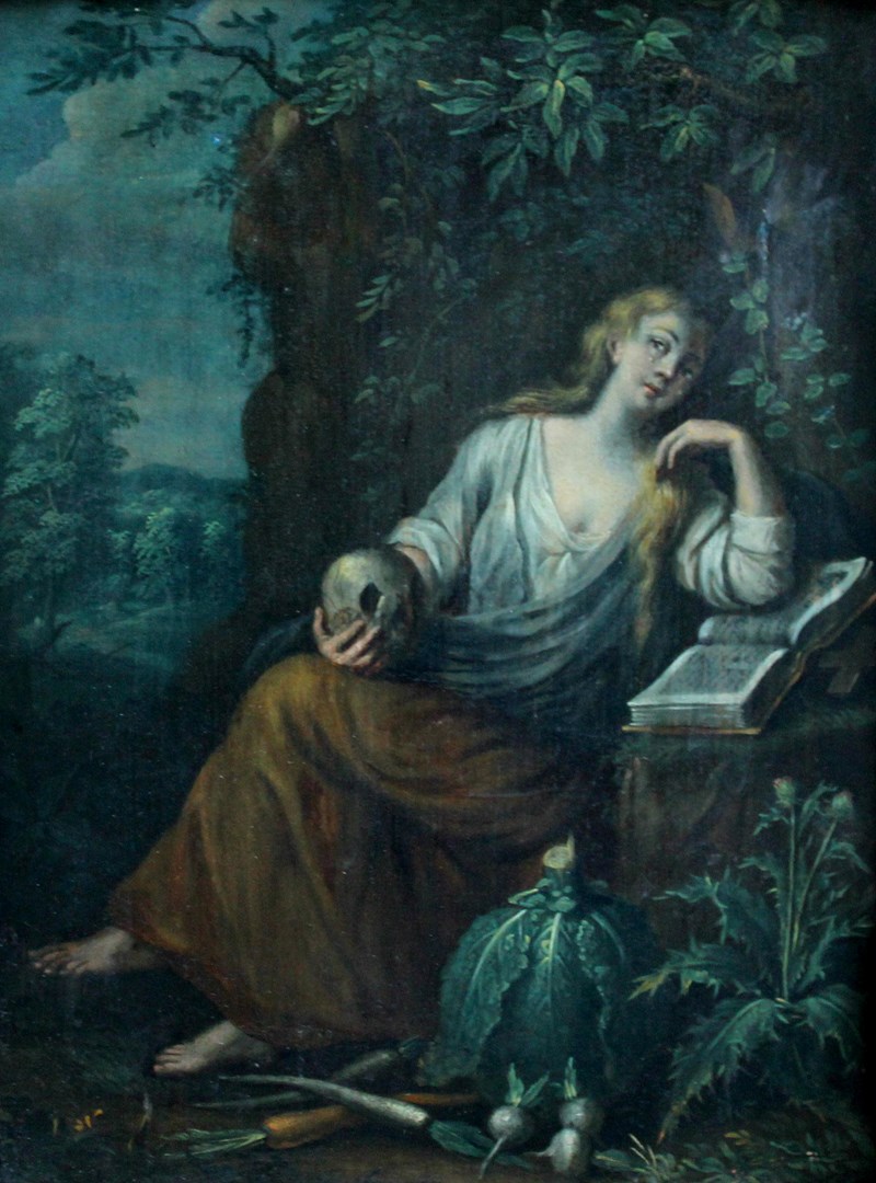 Appraisal: Flemish School th century The Penitent Magdalene oil on panel