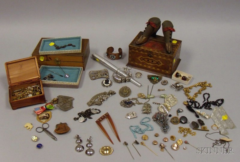 Appraisal: Group of Assorted Estate and Costume Jewelry and Accessories including