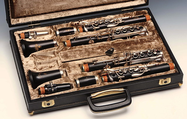 Appraisal: A PAIR OF BOOSEY HAWKES SYMPHONY CLARINETS Serial No's and