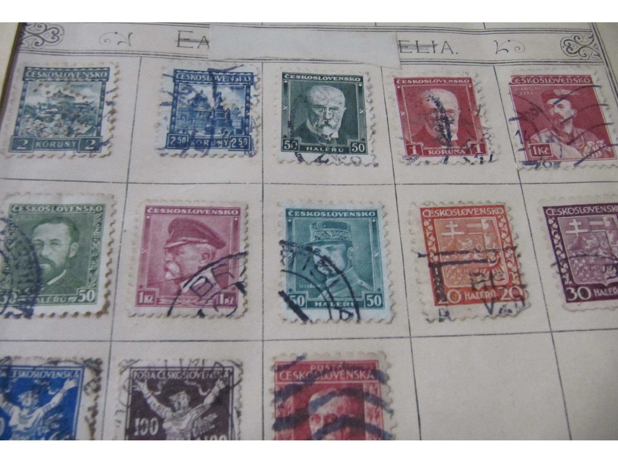 Appraisal: A lot comprising three albums of stamps