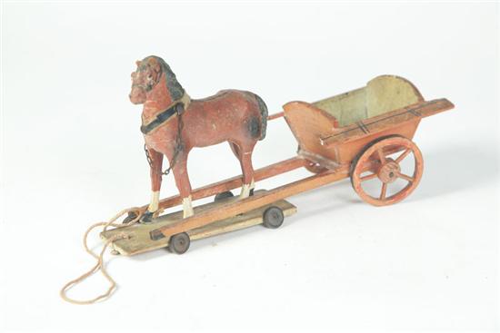 Appraisal: PULL TOYS Composition and wood late th-early th century German