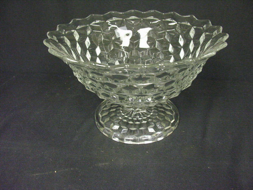 Appraisal: LARGE AMERICAN FOSTORIA FOOTED BOWL Size with diameter