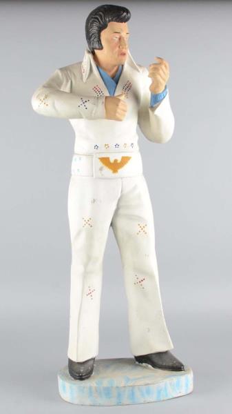 Appraisal: Elvis Presley Statue This contemporary piece features Elvis figure in