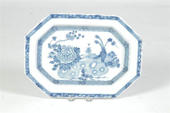 Appraisal: DELFT PLATTER Possibly Ireland nd half th century Octagonal platter