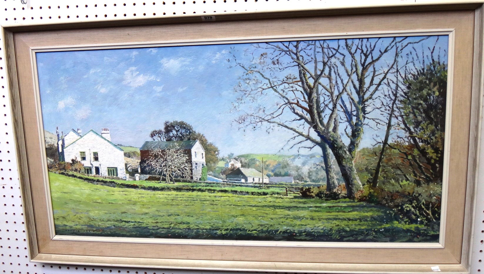 Appraisal: Donald Grieg - The Artist's house at Loddiswell oil on