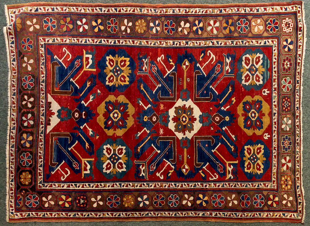 Appraisal: A KAZAK RUG SOUTHWEST CAUCASUS CIRCA A KAZAK RUG SOUTHWEST