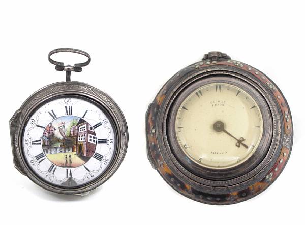 Appraisal: A group of four pocket watches Comprising three late th