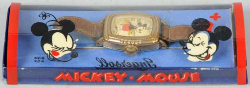 Appraisal: Walt Disney Mickey Mouse Character Wrist Watch Circa Made by