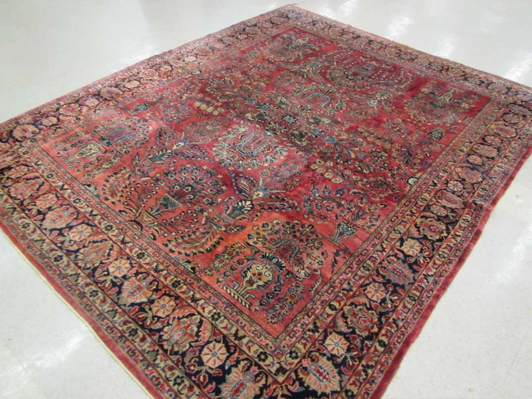 Appraisal: SEMI-ANTIQUE PERSIAN SAROUK CARPET Arak region Markazi Province overall floral