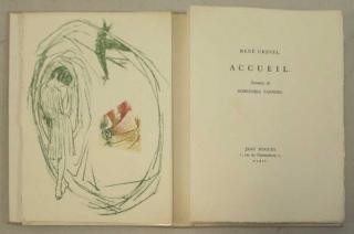 Appraisal: TANNING Dorothea Rene Crevel Accueil Welcome Example no With etchings