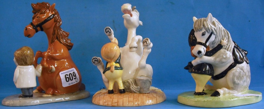 Appraisal: Royal Doulton Figures from the Thelwell collection comprising Detecing Ailments