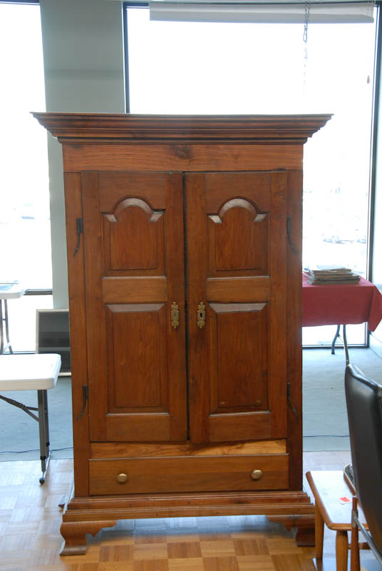 Appraisal: An E th C Pennsylvania Armoire cherry or walnut having