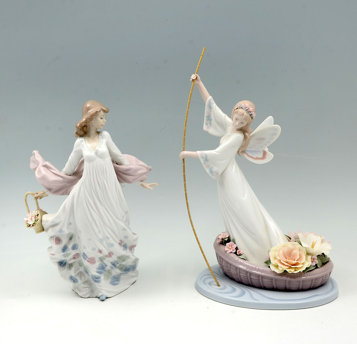 Appraisal: PC LLADRO ''ENCHANTED LAKE'' L E ''WIND OF PEACE'' ''Spring