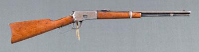 Appraisal: Winchester Mdl rifle lever action WCF caliber in barrel serial