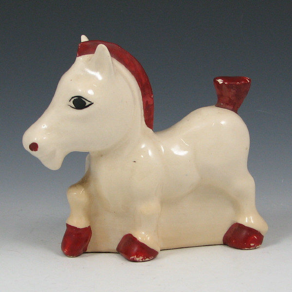 Appraisal: Hull Early Novelty Crazy Horse Planter - Exc Early Novelty