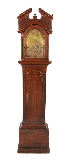 Appraisal: AN TH CENTURY HOUR LONG CASE CLOCK by Benjamin Rees