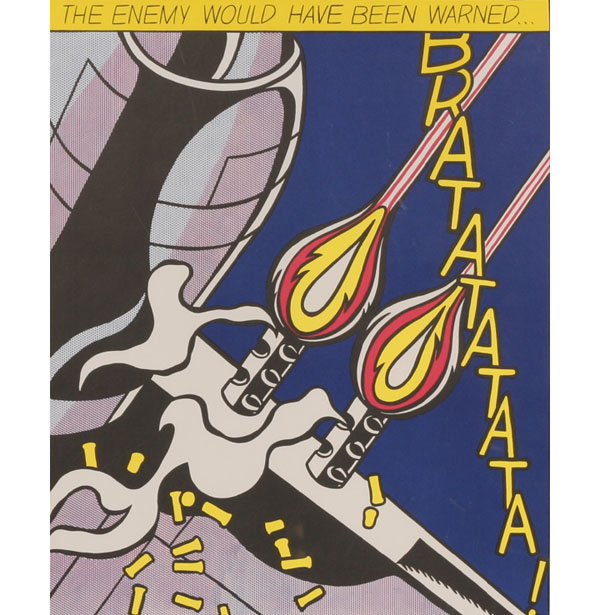 Appraisal: Roy Lichtenstein American - As I Opened Fire group of