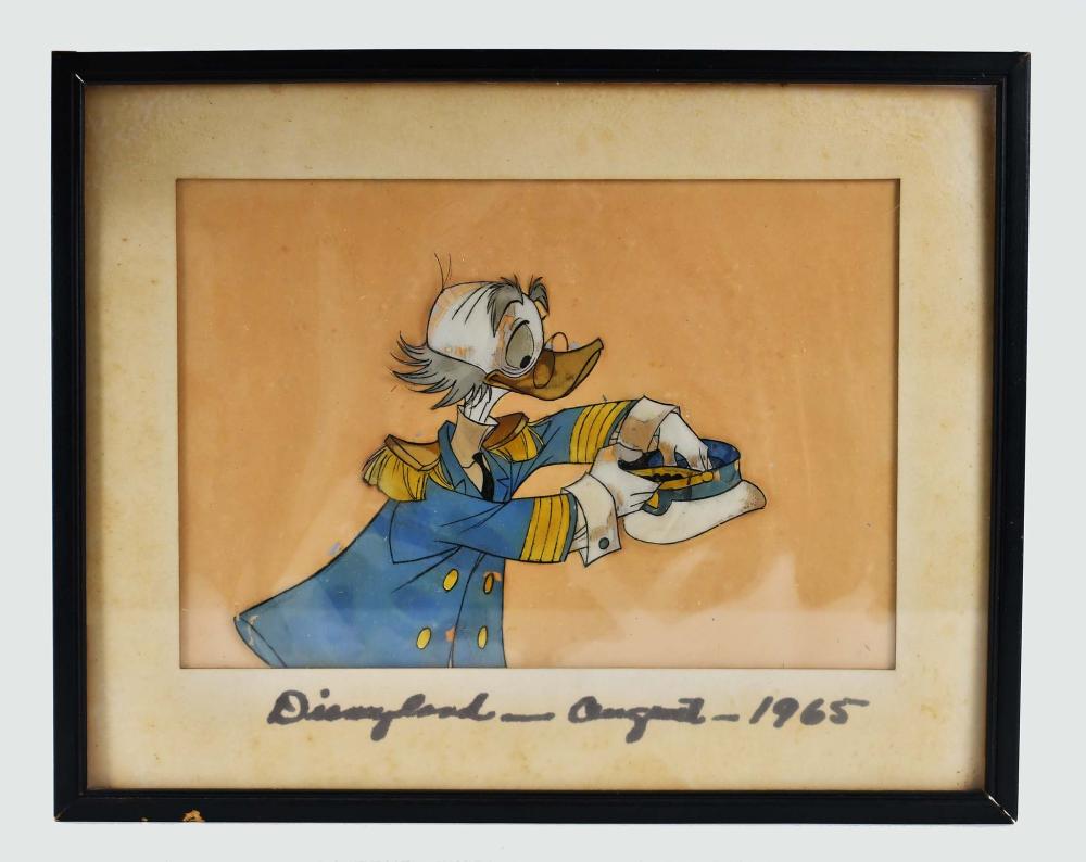 Appraisal: DISNEY CO PRODUCTION HANDPAINTED ANIMATION CEL LUDWIG VON DRAKELabeled on