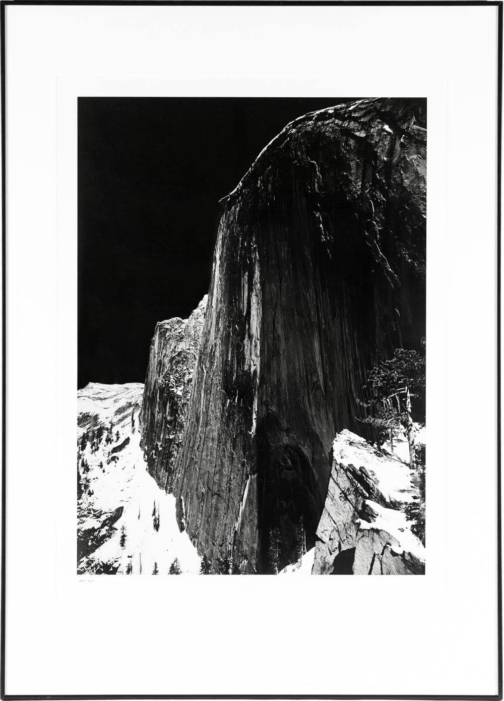 Appraisal: ANSEL ADAMS - MONOLITH FACE OF HALF DOMEoffset lithograph deluxe