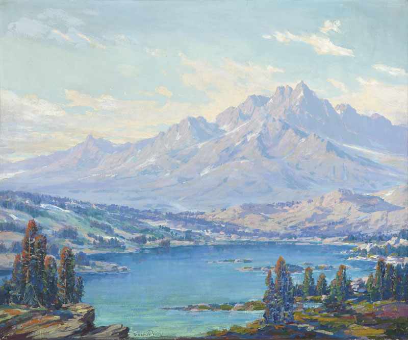 Appraisal: Joseph P Frey - Hawthorne CA View of Mount Ritter