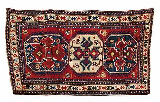 Appraisal: Antique Kazak Carpet circa ' '' x ' '' Provenance