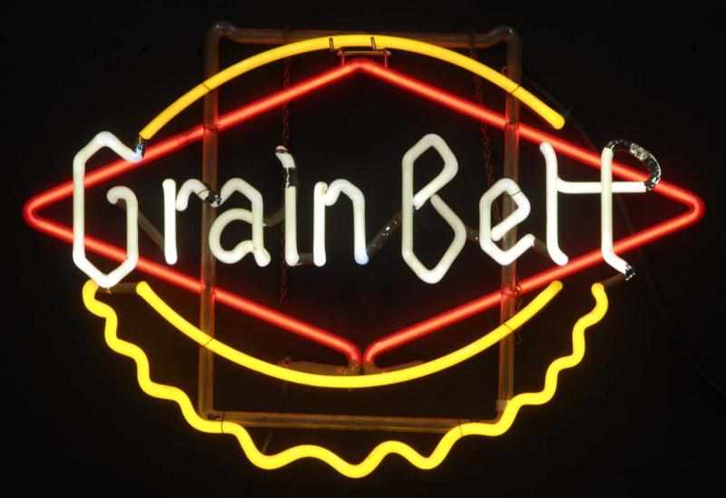 Appraisal: Grain Belt Bottle Cap Neon Sign Description s to s