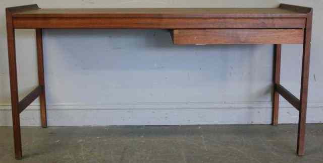 Appraisal: Midcentury Desk With One Drawer From a Harrison NY estate