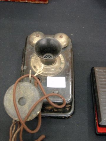 Appraisal: SMALL METAL TELEPHONE