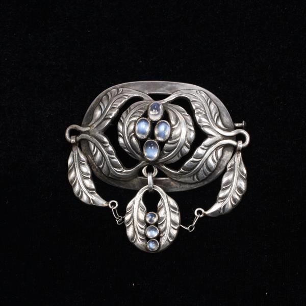 Appraisal: Georg Jenson Sterling Silver Brooch No repairs Minor surface wear