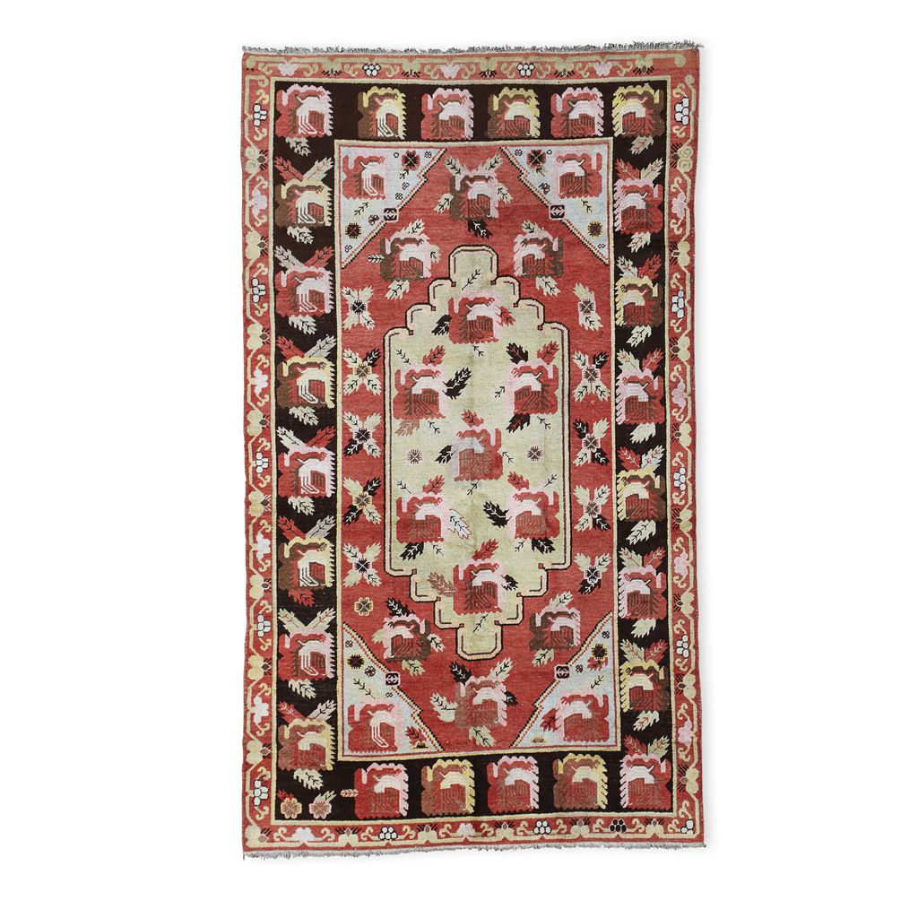 Appraisal: SAMARKAND CARPET EAST TURKESTAN LATE TH EARLY TH CENTURY the