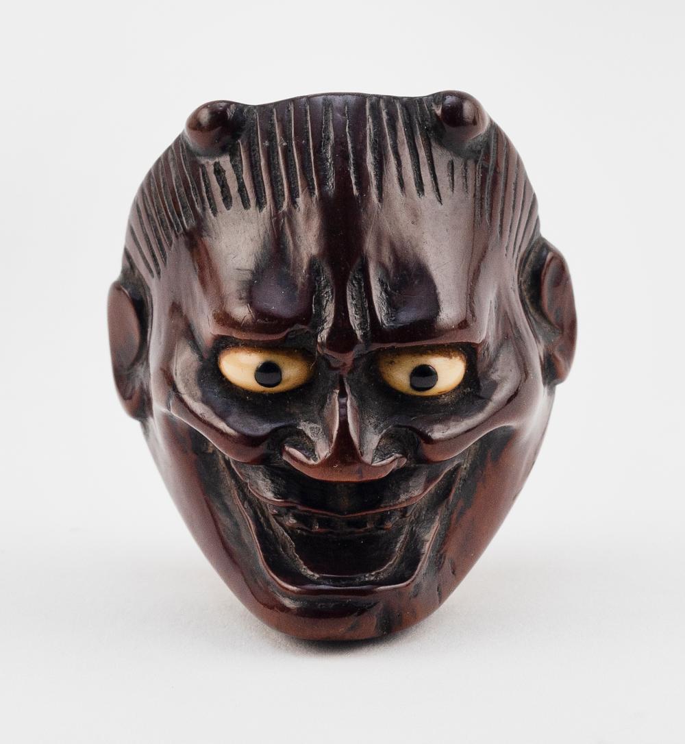 Appraisal: JAPANESE WOOD NETSUKE MEIJI PERIOD HEIGHT JAPANESE WOOD NETSUKE Meiji