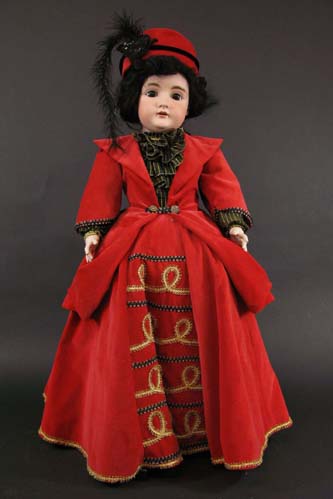 Appraisal: J D KESTNER GERMAN BISQUE HEAD FASHION DOLL in Bisque