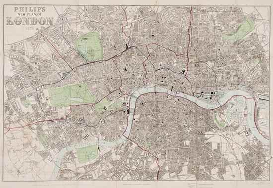 Appraisal: Philip George Son Philip's New Plan of London showing from