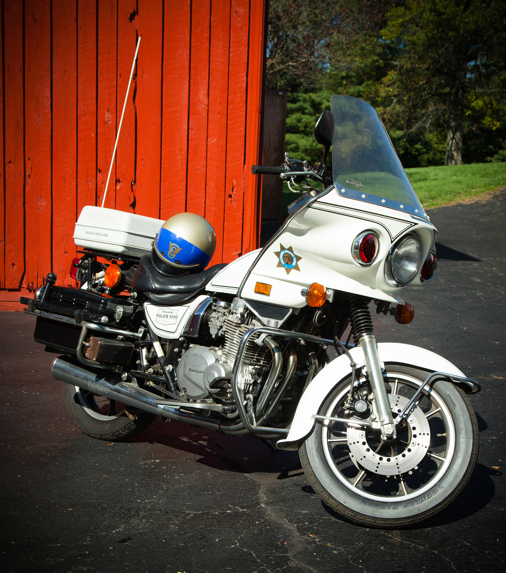 Appraisal: CALIFORNIA HIGHWAY PATROL KAWASAKI POLICE MOTORCYCLE Circa Beautifully kept and