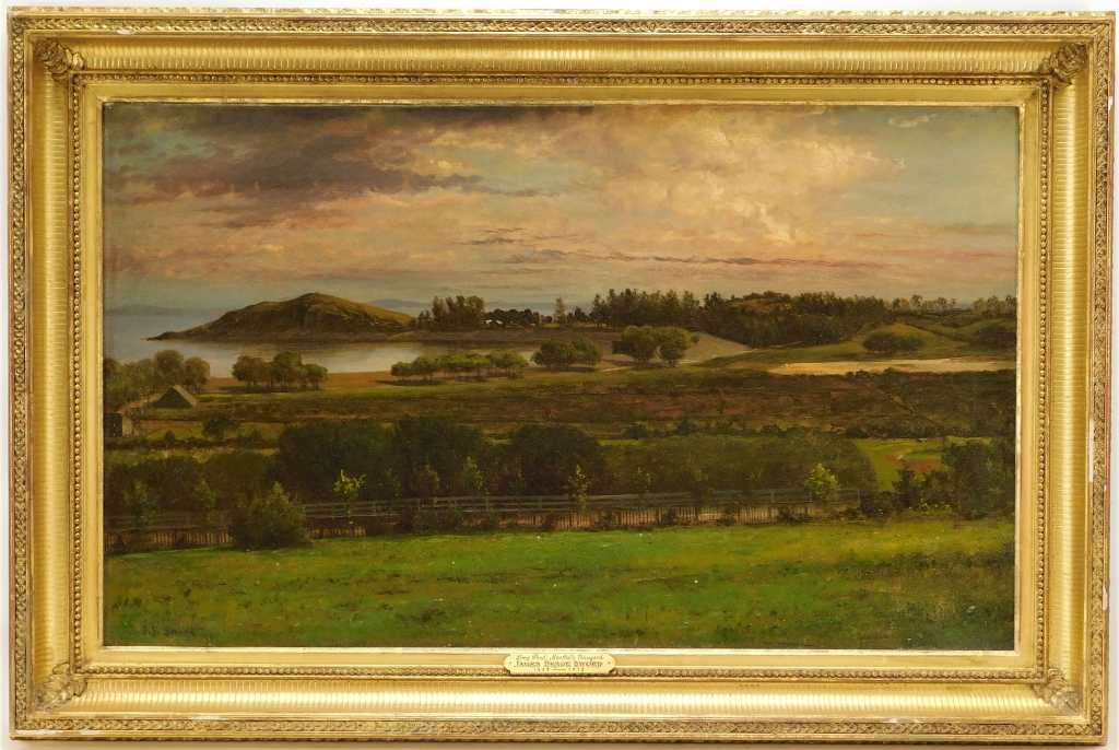 Appraisal: JAMES B SWORD LONG POND MARTHA'S VINEYARD PAINTING Pennsylvania -