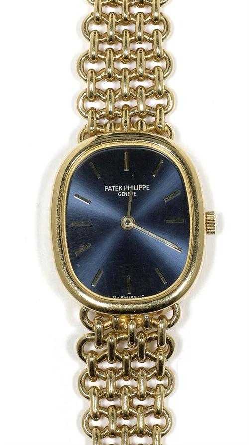 Appraisal: LADY'S WRISTWATCH PATEK PHILIPPE ELLIPSE D'OR s Yellow gold REF