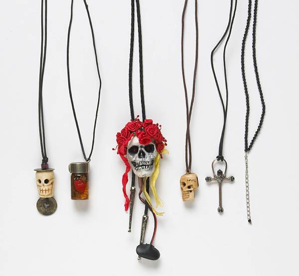 Appraisal: A Vince Welnick group of necklaces worn onstage at various