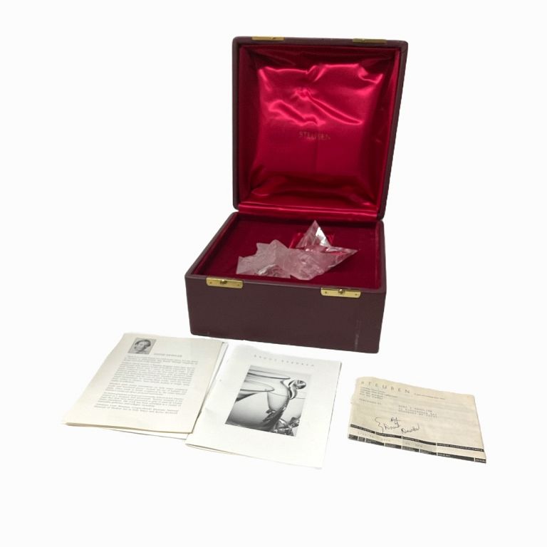 Appraisal: Steuben Crystal Signed Steuben crystal comes with original box and