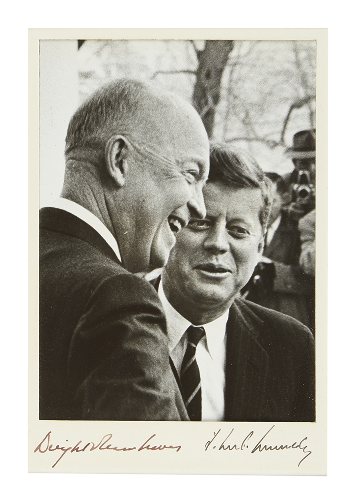 Appraisal: JFK AND EISENHOWER DISCUSS TRANSITION KENNEDY JOHN F AND DWIGHT